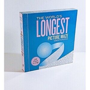 The World's Longest Picture Maze by Conceptis Conceptis Puzzles (2015,...